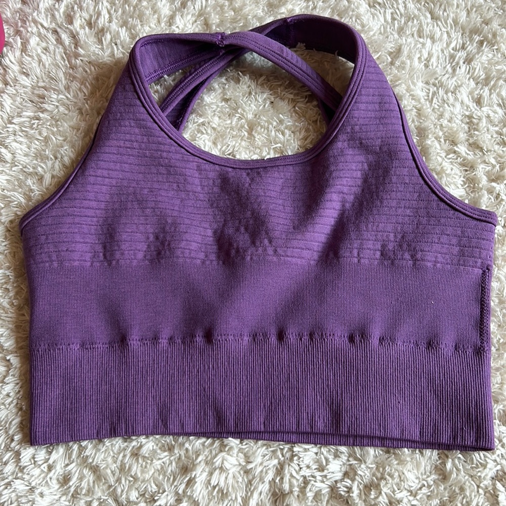 Alphalete Purple Vault Bra